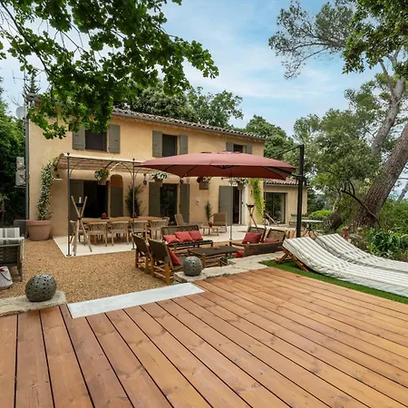 Provencale 200m2 Entierement Climatise Piscine Vue Ventoux Villa Villeneuve-lès-Avignon