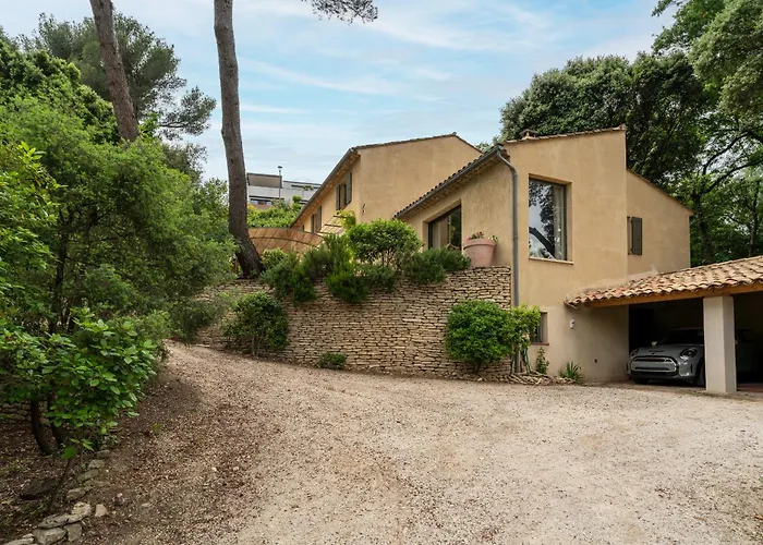 Provencale 200m2 Entierement Climatise Piscine Vue Ventoux Villa Villeneuve-lès-Avignon